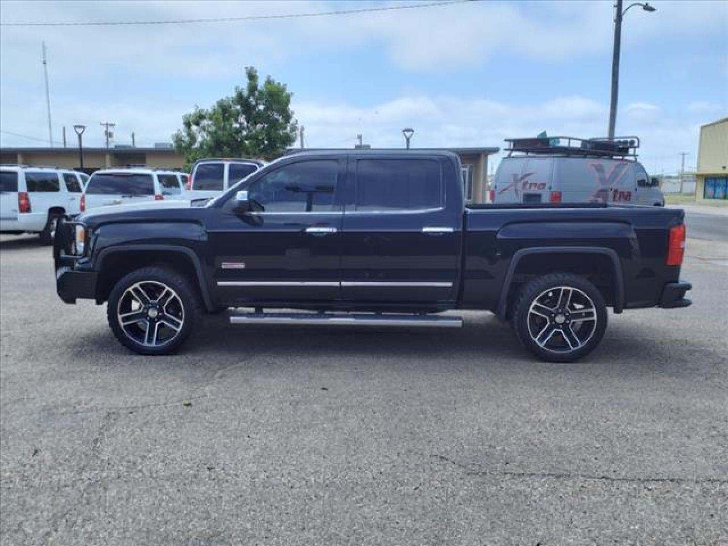 2014 Onyx Black GMC Sierra 1500 SLT (3GTU2VEC9EG) with an 5.3L EcoTec3 5.3L Flex Fuel V8 355hp 383ft. lbs. Direct Injection engine, 6-Speed Shiftable Automatic w/Overdrive transmission, located at 1401 N. Hobart, Pampa, TX, 79065, (806) 665-9872, 35.549953, -100.975098 - Photo#4