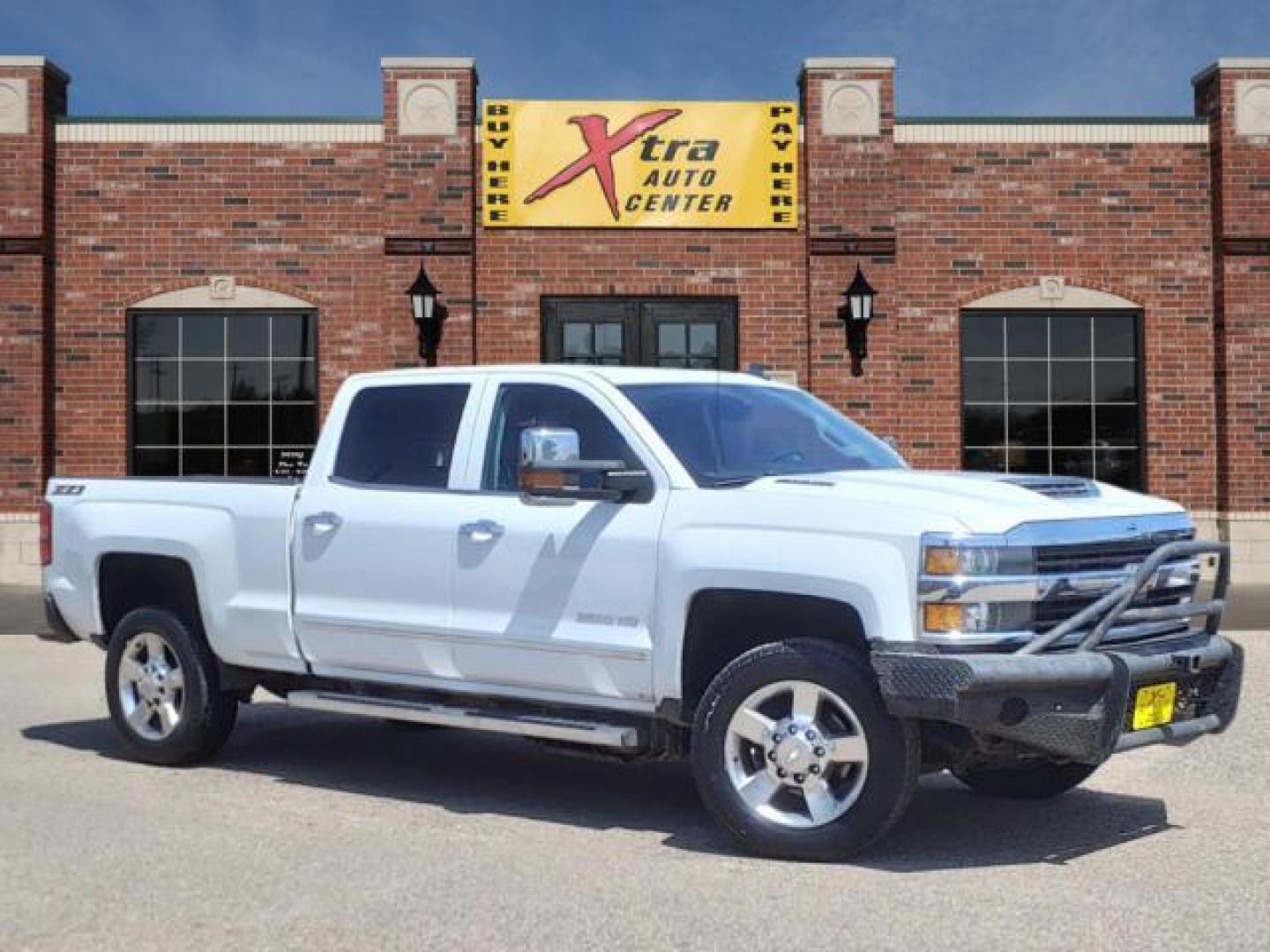 2017 Summit White Chevrolet Silverado 2500HD LTZ (1GC1KWEY7HF) with an 6.6L Duramax 6.6L Biodiesel Turbo V8 445hp 910ft. lbs. Common Rail Direct Injection engine, Allison 1000 6-Speed Shiftable Automatic transmission, located at 1401 N. Hobart, Pampa, TX, 79065, (806) 665-9872, 35.549953, -100.975098 - Photo#0