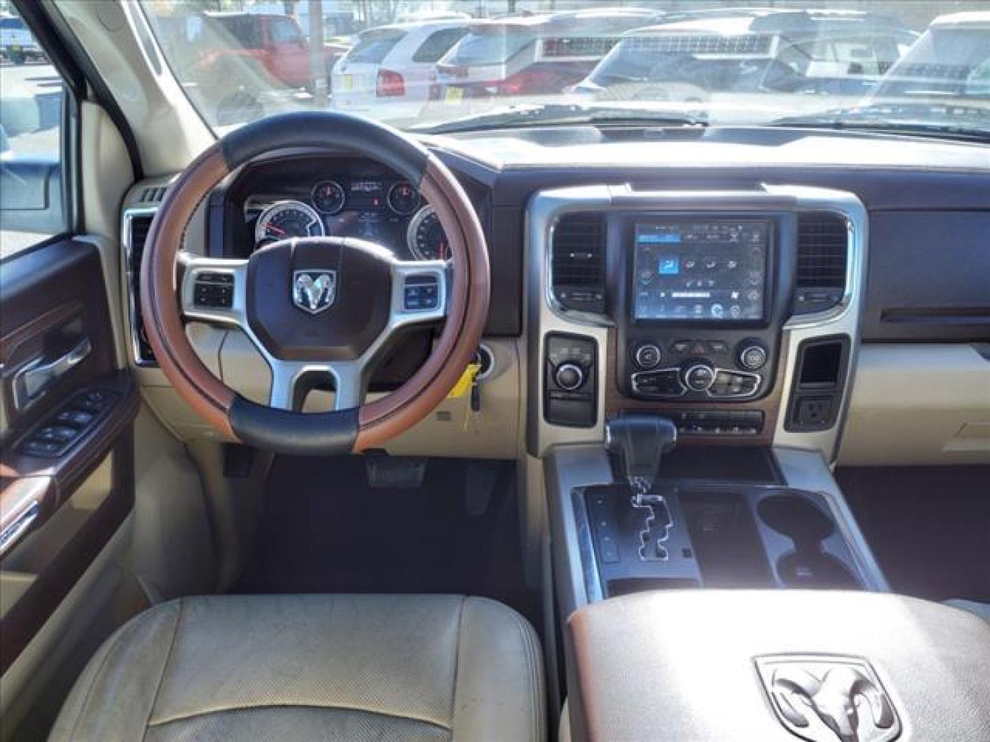 2013 White RAM 1500 Laramie (1C6RR7NT6DS) with an 5.7L HEMI 5.7L V8 395hp 407ft. lbs. Sequential Multiport Fuel Injection engine, 8-Speed Shiftable Automatic transmission, located at 1401 N. Hobart, Pampa, TX, 79065, (806) 665-9872, 35.549953, -100.975098 - Photo#12