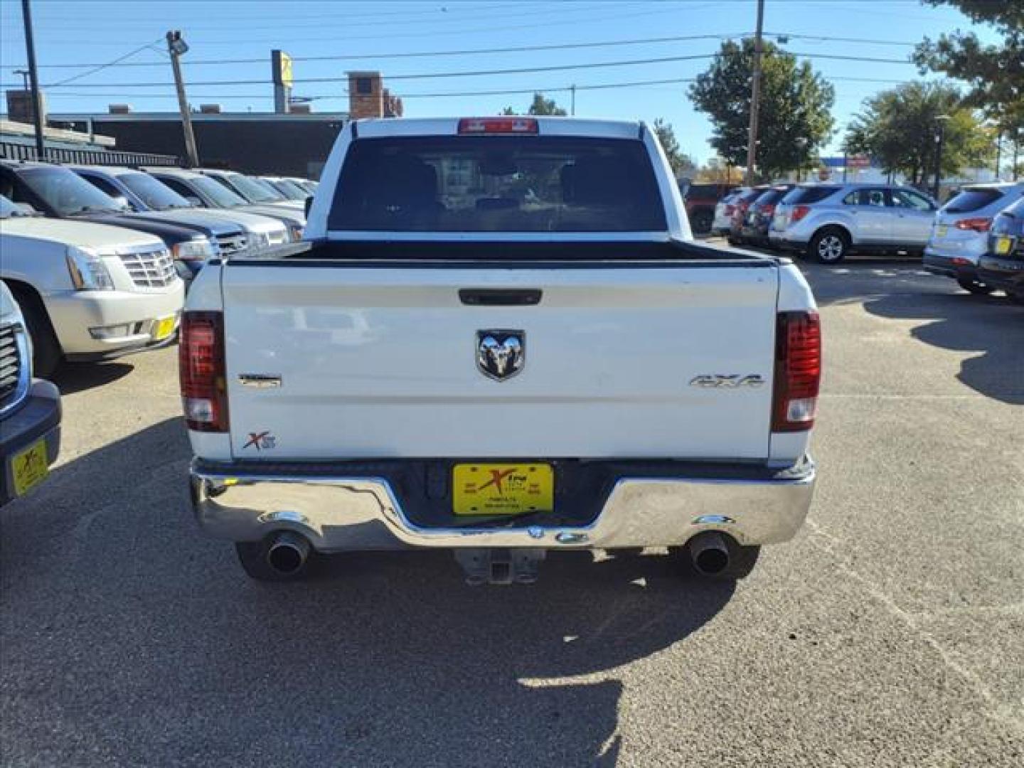 2013 White RAM 1500 Laramie (1C6RR7NT6DS) with an 5.7L HEMI 5.7L V8 395hp 407ft. lbs. Sequential Multiport Fuel Injection engine, 8-Speed Shiftable Automatic transmission, located at 1401 N. Hobart, Pampa, TX, 79065, (806) 665-9872, 35.549953, -100.975098 - Photo#3