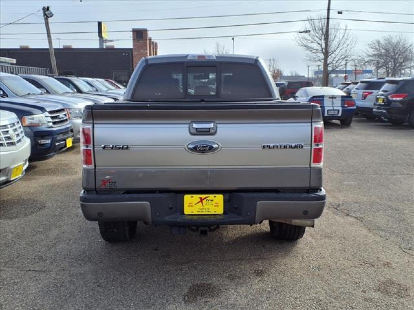 2013 Sterling Gray Metallic Uj Ford F-150 Platinum (1FTFW1ET7DF) with an 3.5L EcoBoost 3.5L Twin Turbo V6 365hp 420ft. lbs. Direct Injection engine, 6-Speed Shiftable Automatic transmission, located at 1401 N. Hobart, Pampa, TX, 79065, (806) 665-9872, 35.549953, -100.975098 - Photo#3